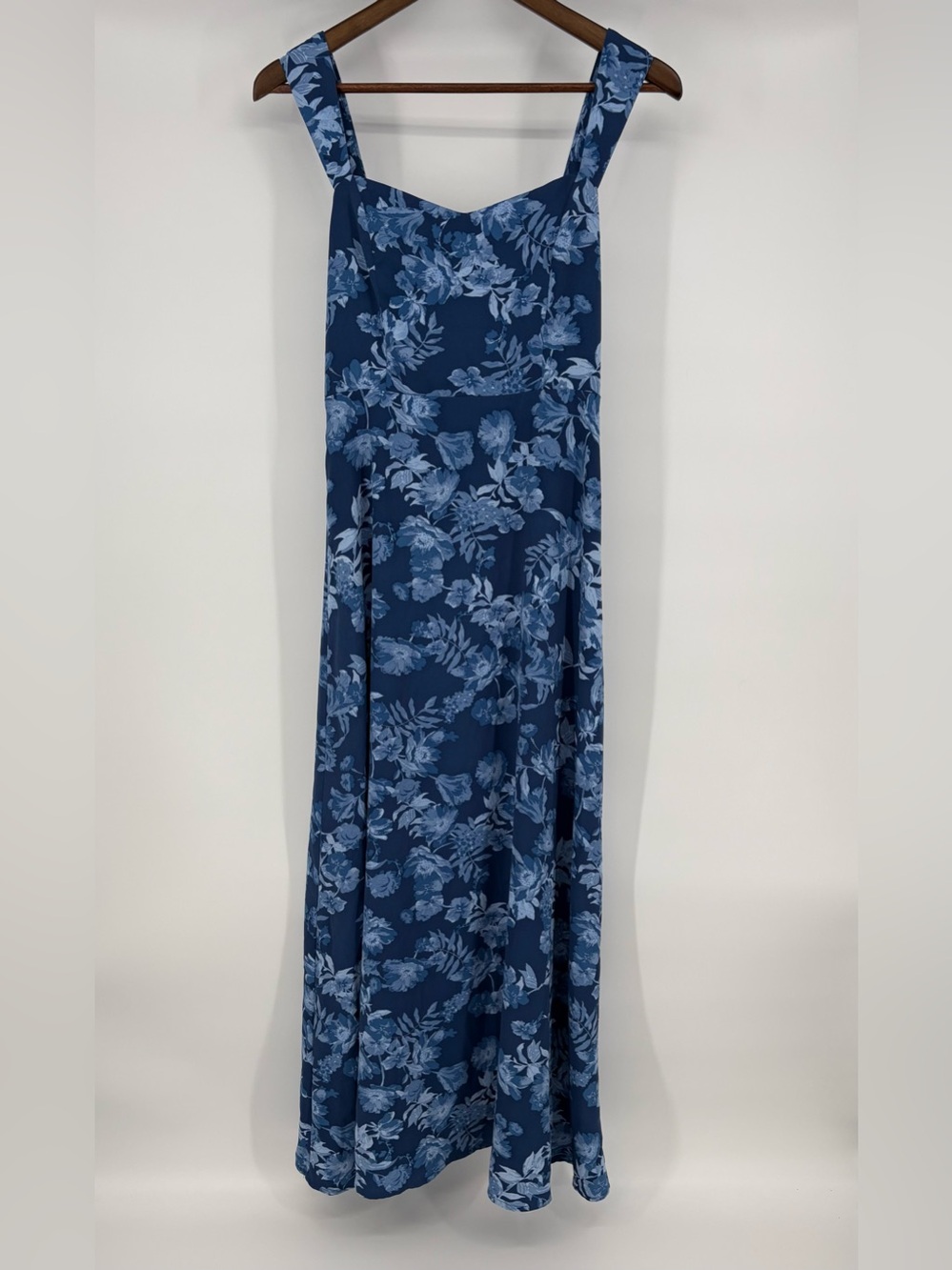 Baltic Born Navy & Light Blue Floral Maxi Dress